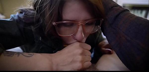  Nerdy Teen Gets Fucked In The Ass